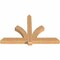 Ekena Millwork Redmond Smooth Timber Gable Bracket, Western Red Cedar, 72"W x 48"H x 5 1/2"D x 5 1/2"F, 16/12 Pitch GBW072X48X0606RED00SWR - alternate 3